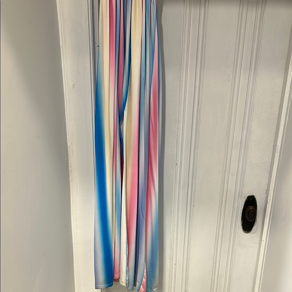 Multicolor Striped Maxi Dress - Picture 3 of 4